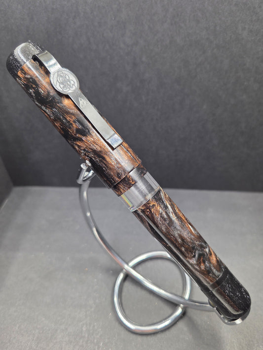 B46 - König - Heimdhall - Piston FIller (Black resin accents with Black metal accents)