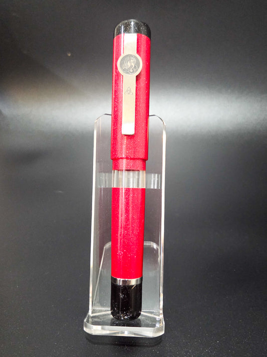 B46 - König - Candy Apple Red w/Black trim - Piston Filler