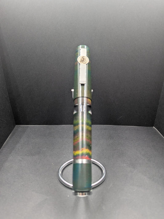 B46 - König 5 color mottle Ebonite Piston filler