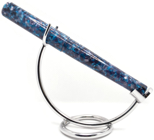 B24 - Blue/Red Italian Ice acrylic w/Clip