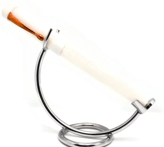 B24 - Snow White (Diamond cast) w/ Rose Gold Clip (220123)