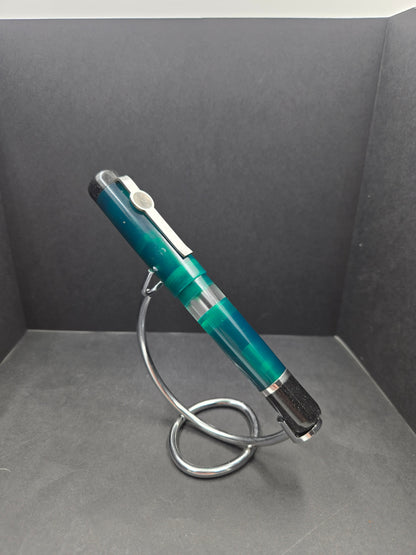 B46 - König - Translucent Forrest Green w/Black trim