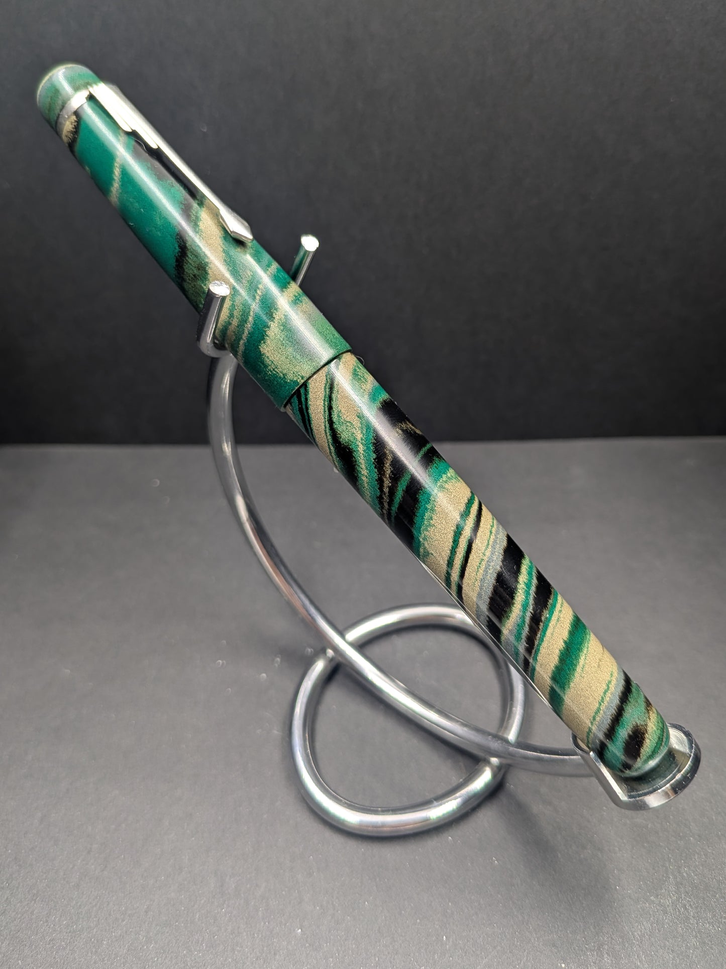 F24 - The Americana - Custom Nikko (teal, tan, grey, black) mottled