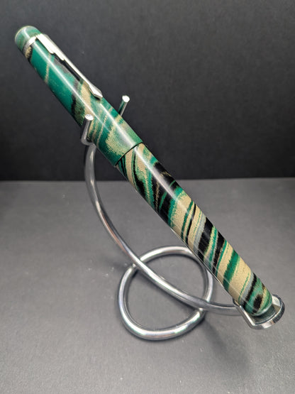 F24 - The Americana - Custom Nikko (teal, tan, grey, black) mottled