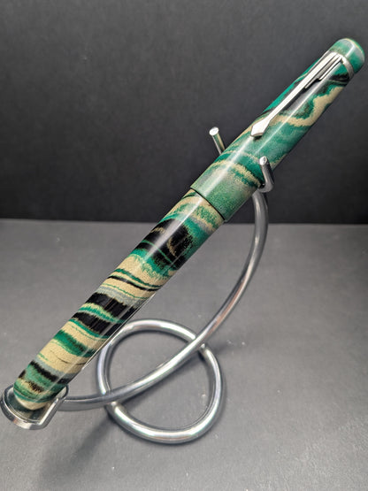 F24 - The Americana - Custom Nikko (teal, tan, grey, black) mottled