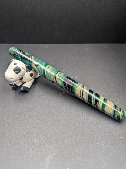 F24 - The Americana - Custom Nikko (teal, tan, grey, black) mottled