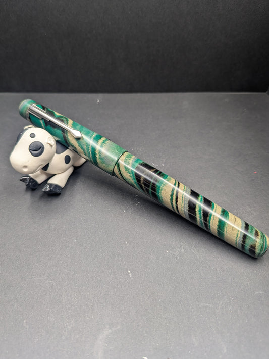 F24 - The Americana - Custom Nikko (teal, tan, grey, black) mottled