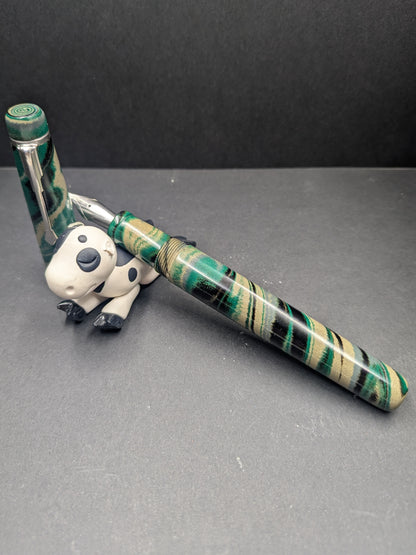 F24 - The Americana - Custom Nikko (teal, tan, grey, black) mottled