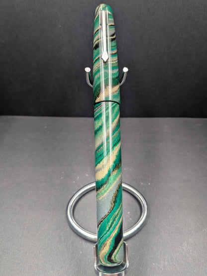 F24 - The Americana - Custom Nikko (teal, tan, grey, black) mottled