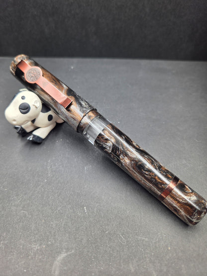 B46 - König - Heimdhall - Piston FIller (Natural with Bronze accents)