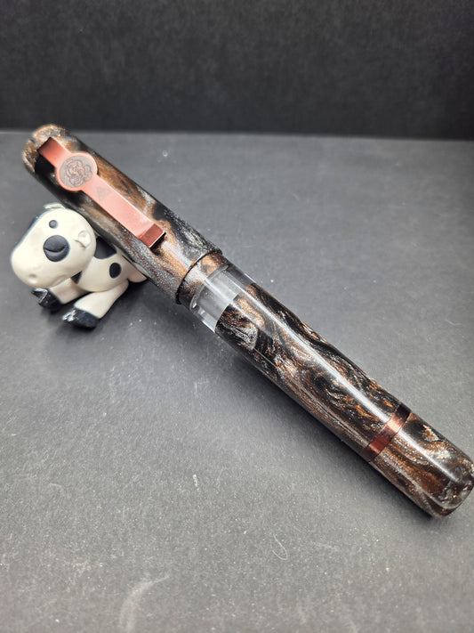 B46 - König - Heimdhall - Piston FIller (Natural with Bronze accents)