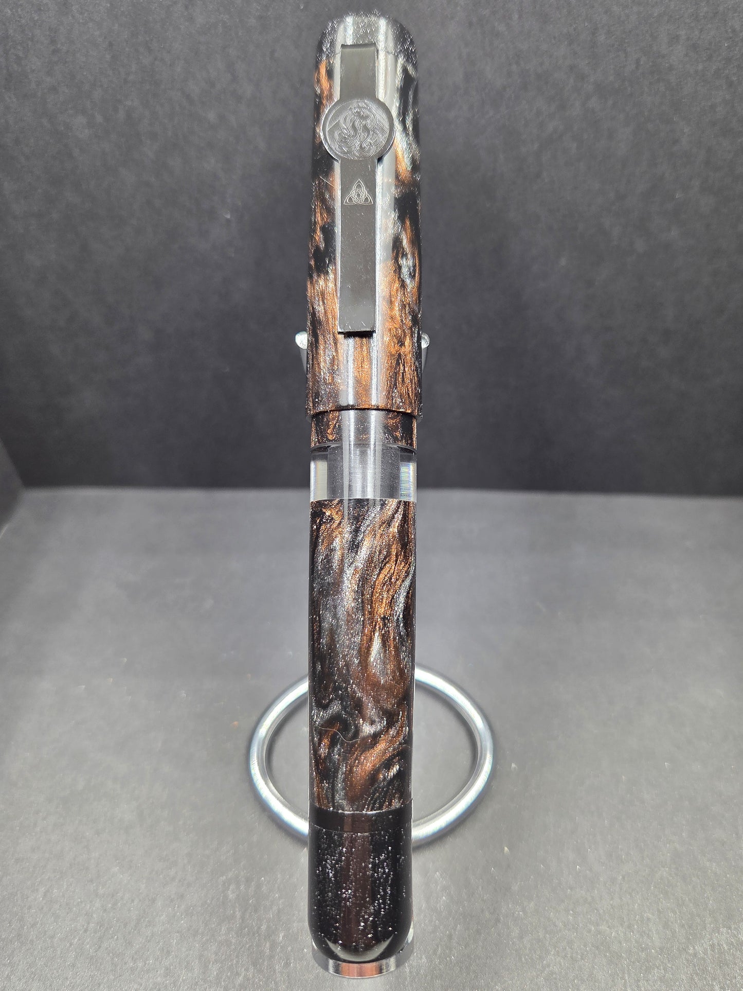 B46 - König - Heimdhall - Piston FIller (Black resin accents with Black metal accents)