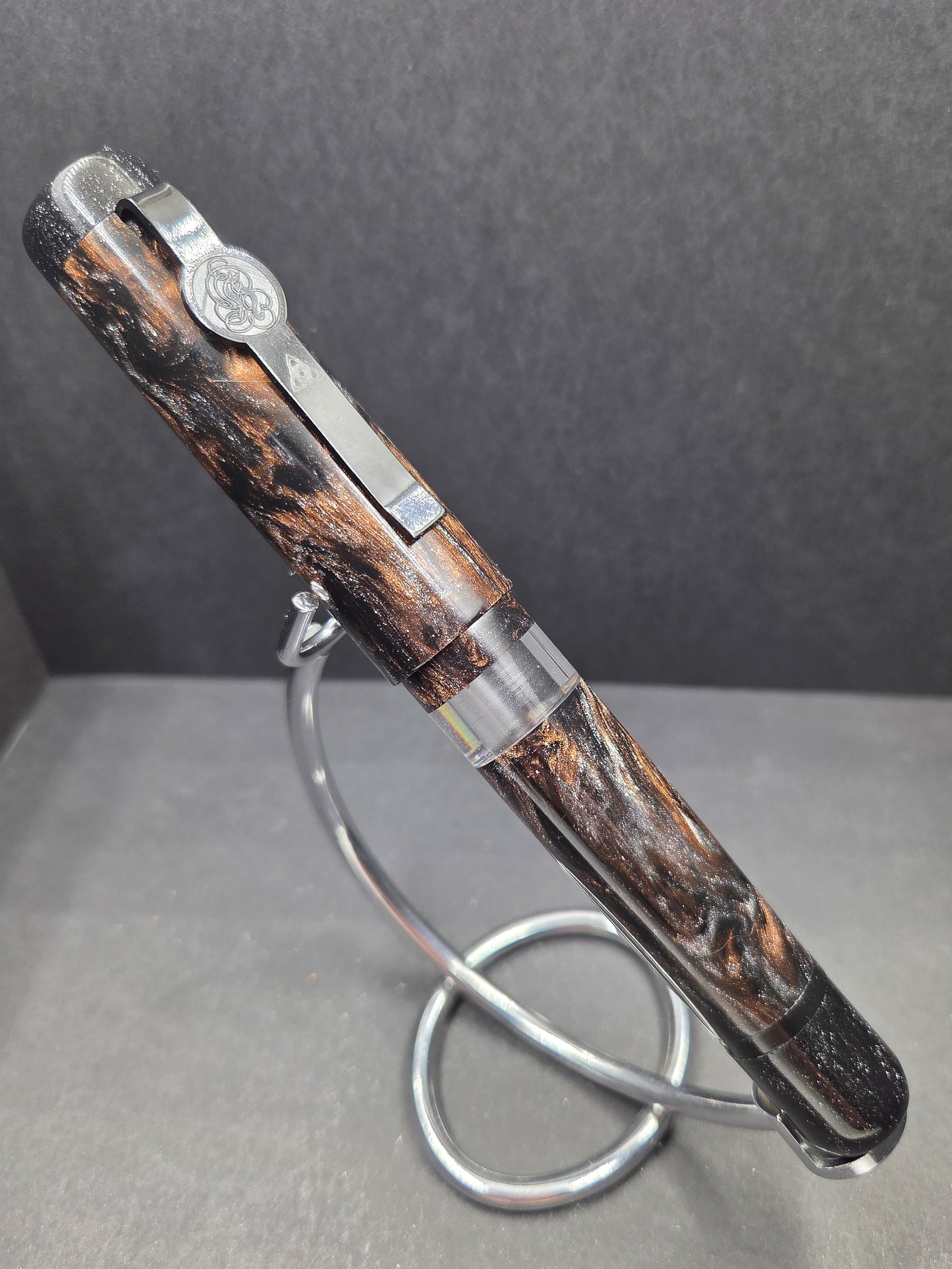 B46 - König - Heimdhall - Piston FIller (Black resin accents with Black metal accents)