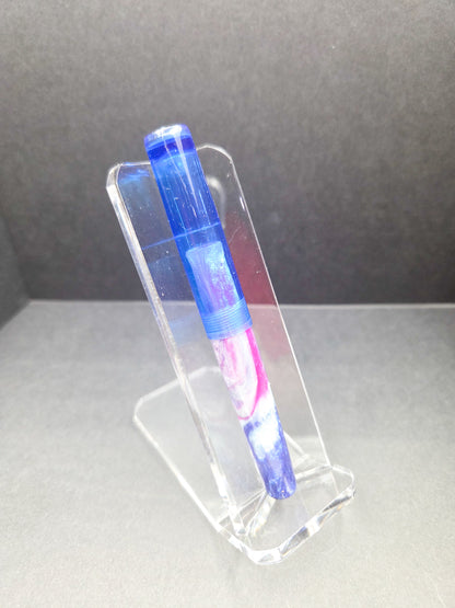F14 - Taschenstift - SNR - Crayola Crayons - Transparent Blue Acrylic cap