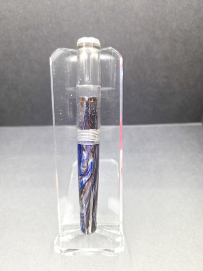 F14 - Taschenstift - SNR - Mocha Blue - clear acrylic cap
