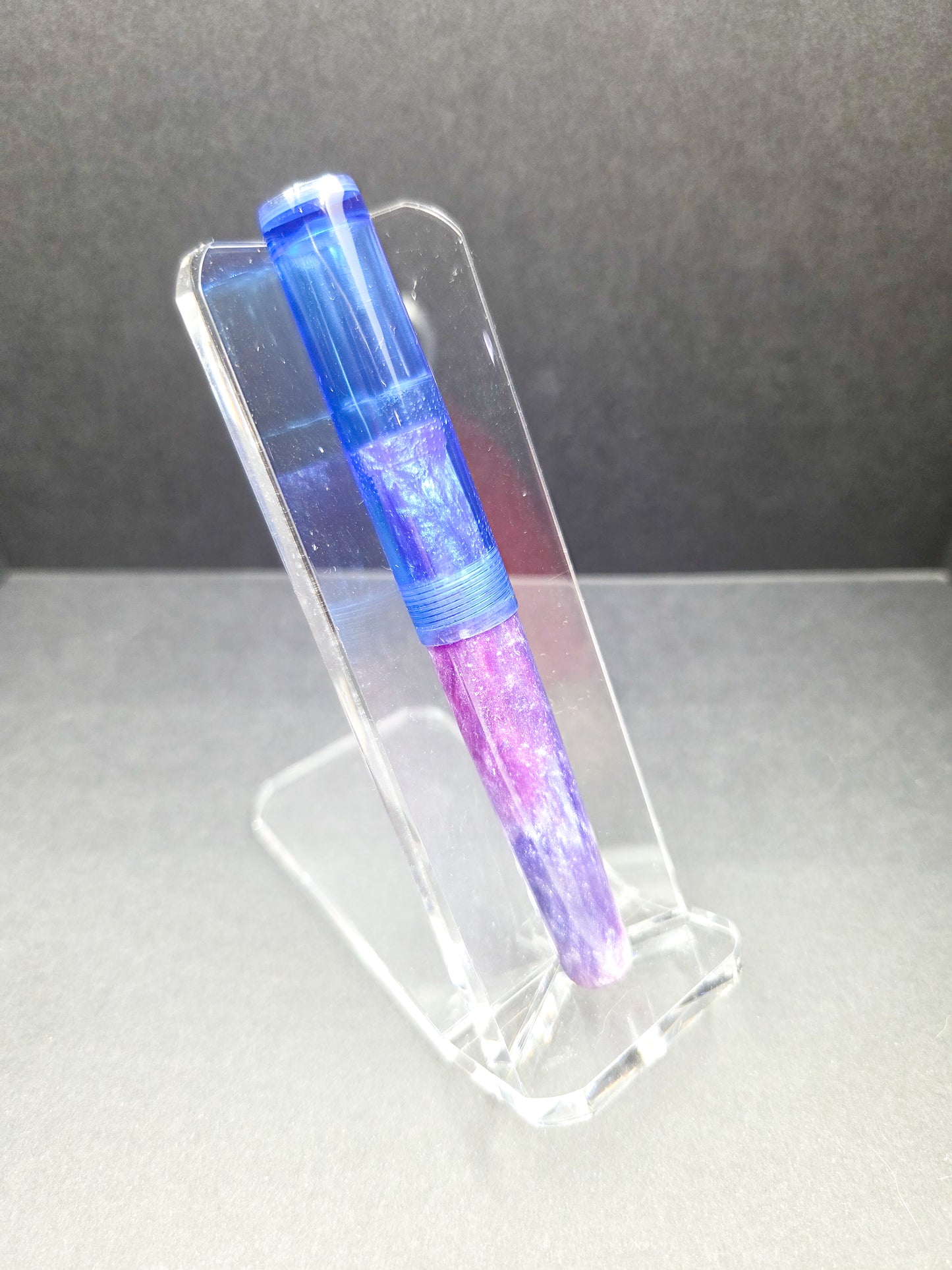 F14 - Taschenstift - SNR - Crayola Crayons - Transparent blue Acrylic cap