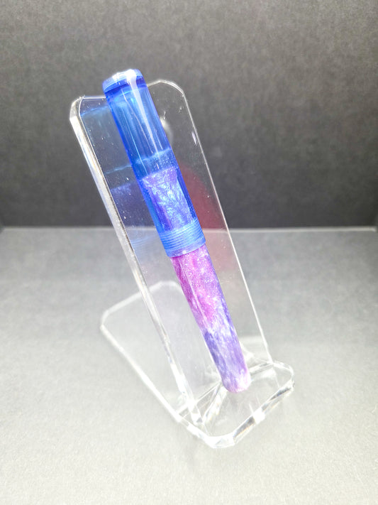 F14 - Taschenstift - SNR - Crayola Crayons - Transparent blue Acrylic cap