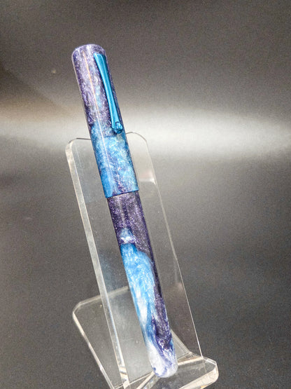 B24 - (SNR) - [Limited Edition] Serene Amethyst - metal section - Turquoise plated accents