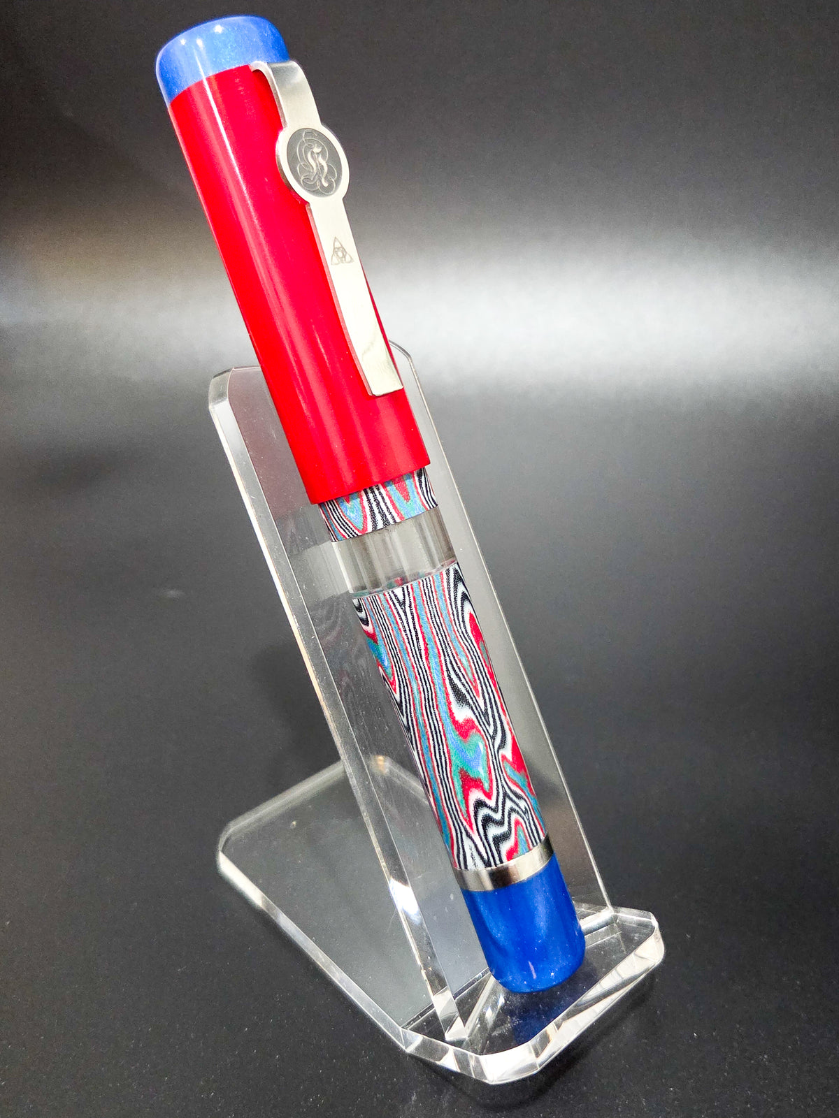 B46 - König - Crazy Fiber Faux Fordite - Piston Filler