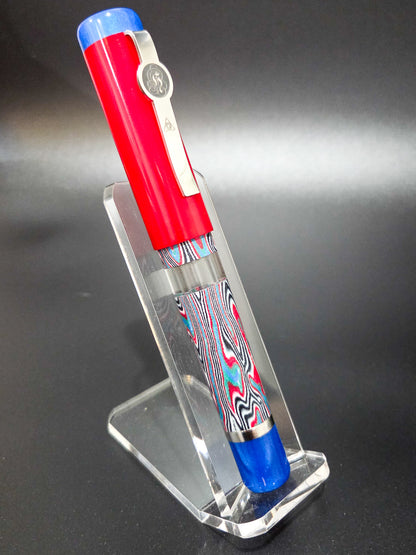 B46 - König - Crazy Fiber Faux Fordite - Piston Filler