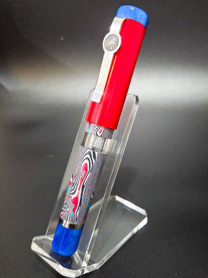 B46 - König - Crazy Fiber Faux Fordite - Piston Filler