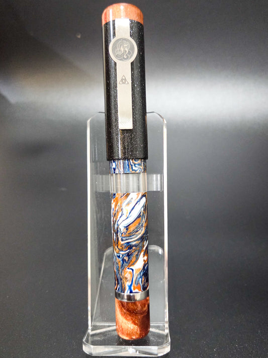 B46 - König - Tiger Pride - Piston Filler - Bronze accents