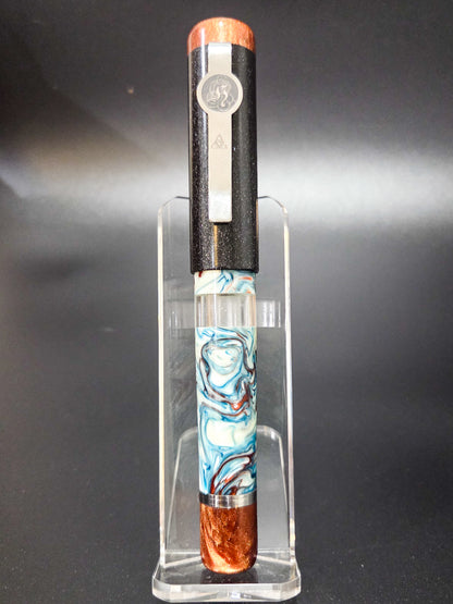 B46 - König - Birch - Piston Filler - Bronze accents