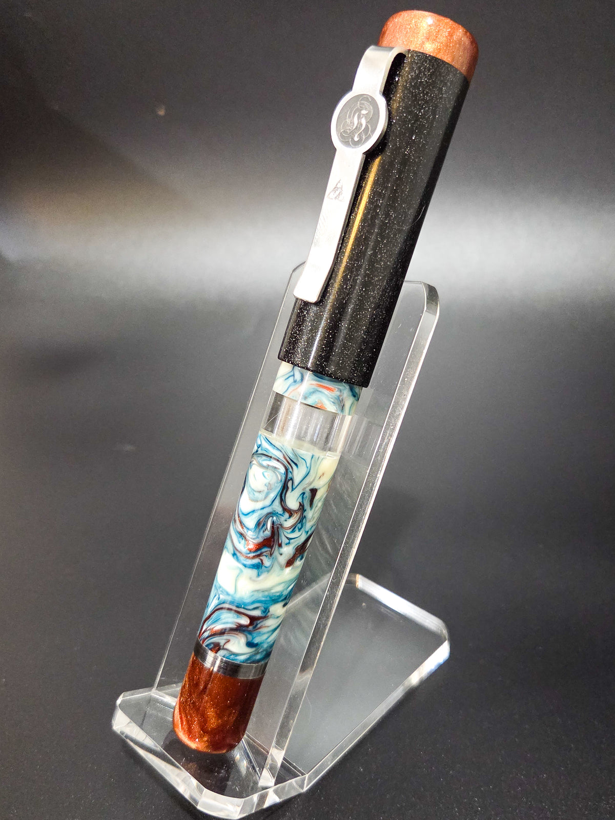 B46 - König - Birch - Piston Filler - Bronze accents
