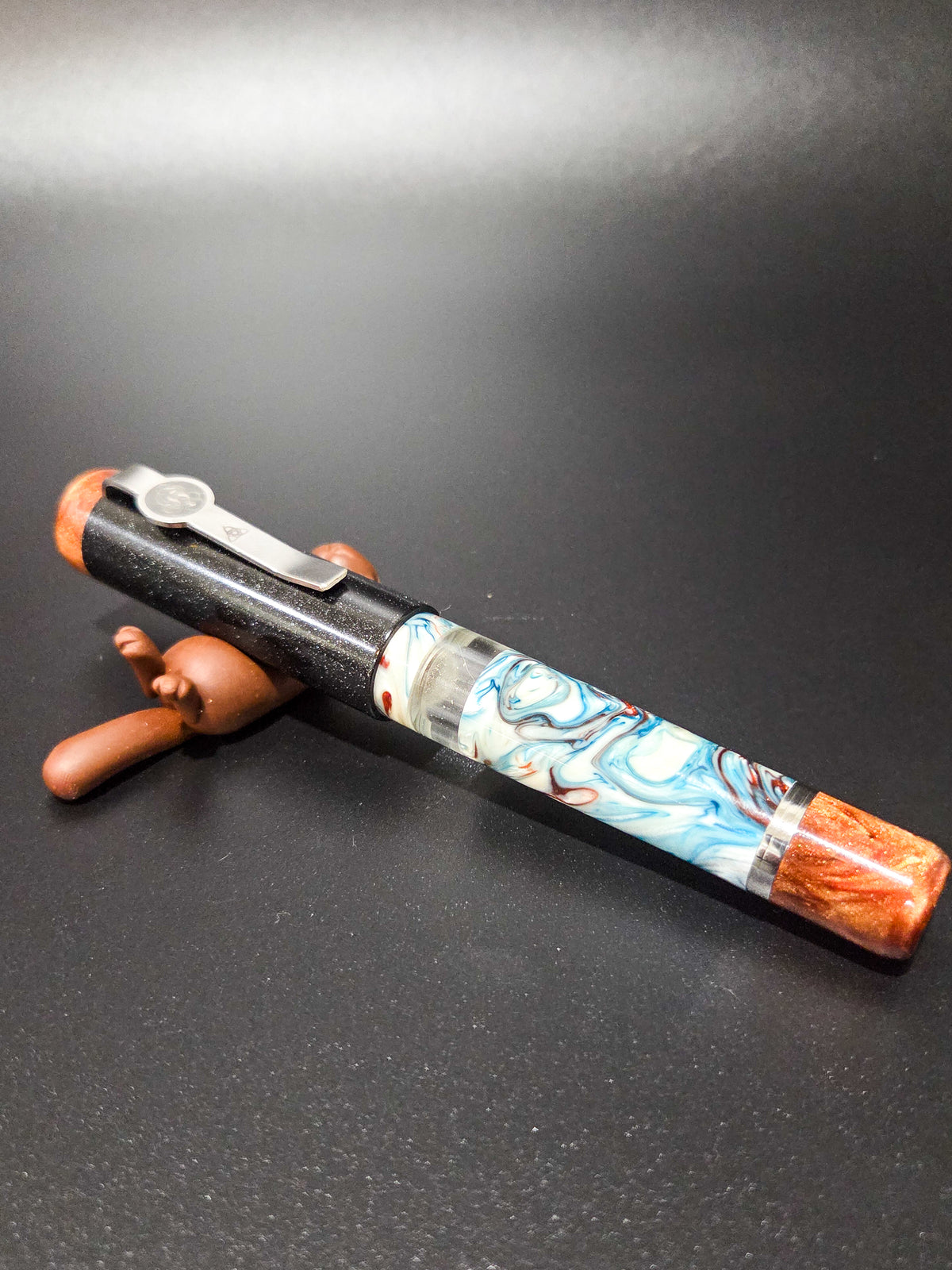 B46 - König - Birch - Piston Filler - Bronze accents