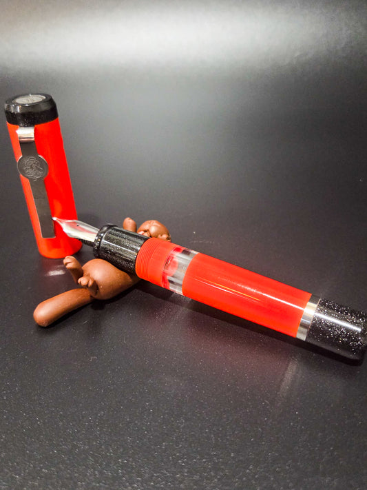 B46 - König - Orange and Black - Piston Filler