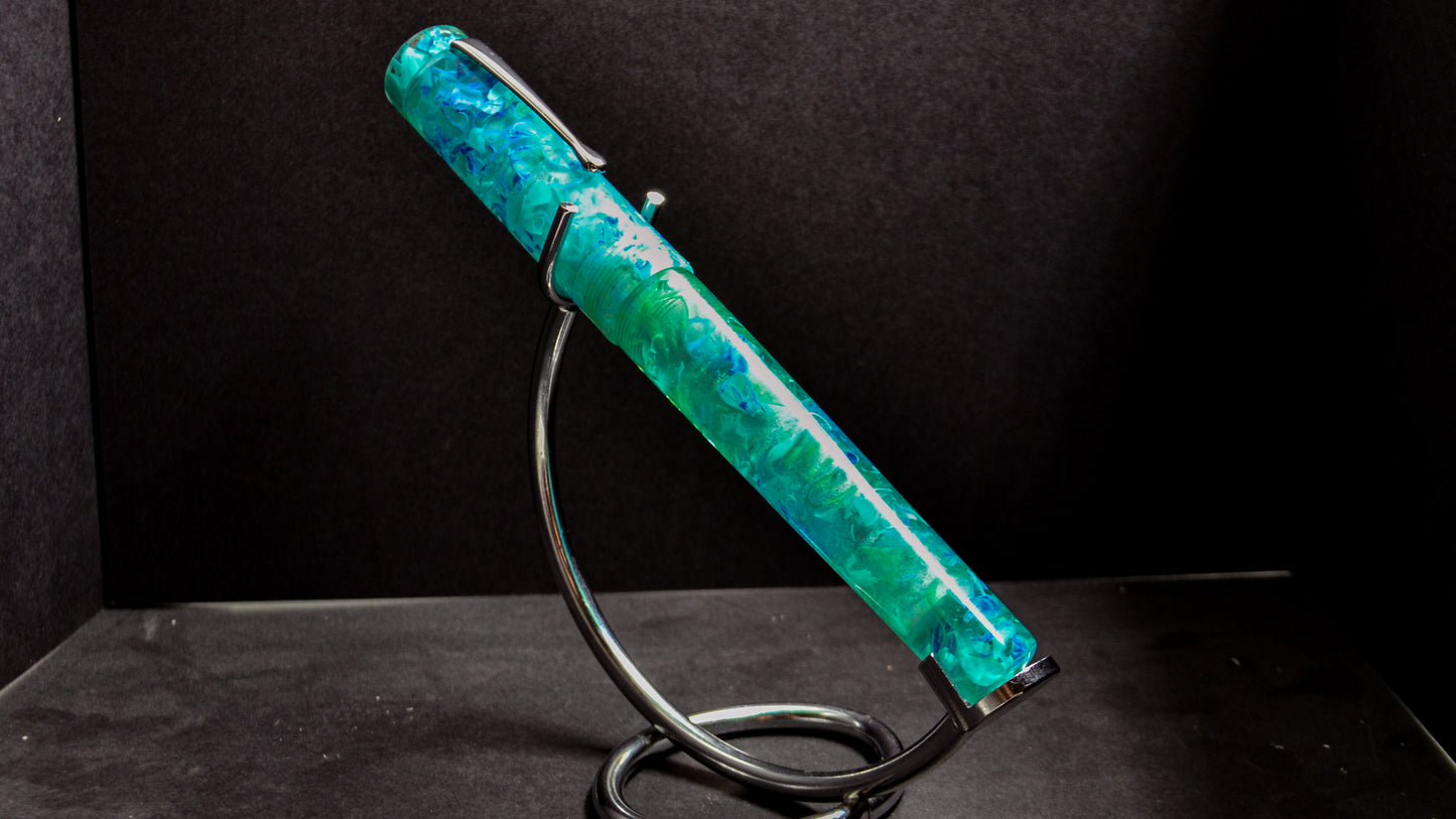 B36- Mutt Blanks- Evancio model - Turquoise Ribbons