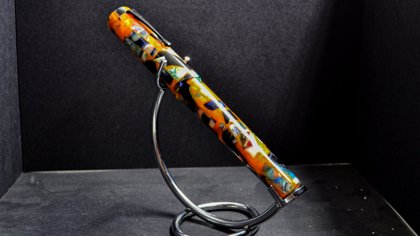 B36- Mutt Blanks- Evancio model - Orange Mosaic