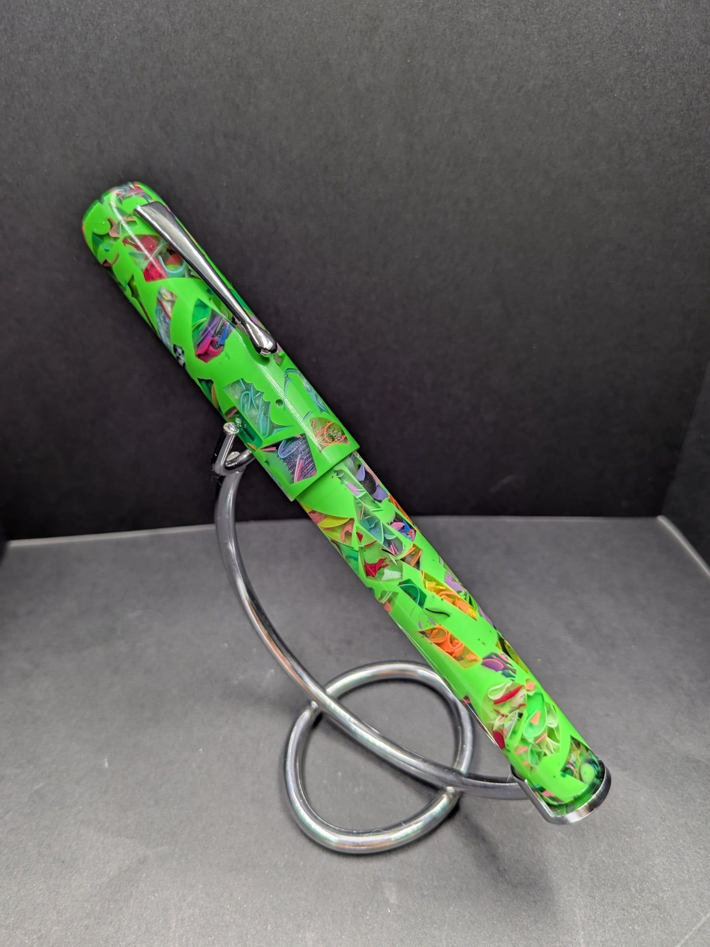 B36 - (Evancio) Neon Green Mosaic