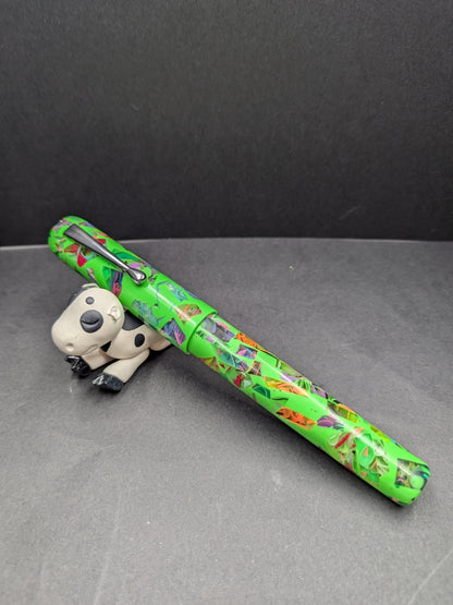 B36 - (Evancio) Neon Green Mosaic