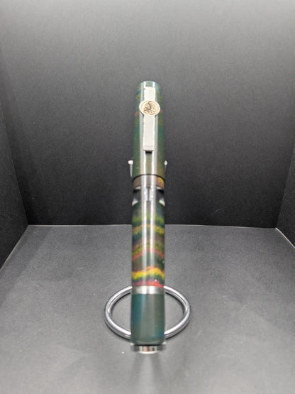 B46 - König 5 color mottle Ebonite Piston filler