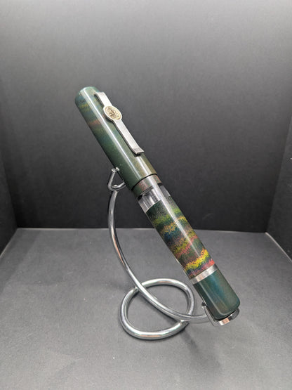 B46 - König 5 color mottle Ebonite Piston filler