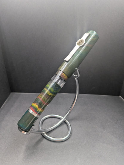 B46 - König 5 color mottle Ebonite Piston filler