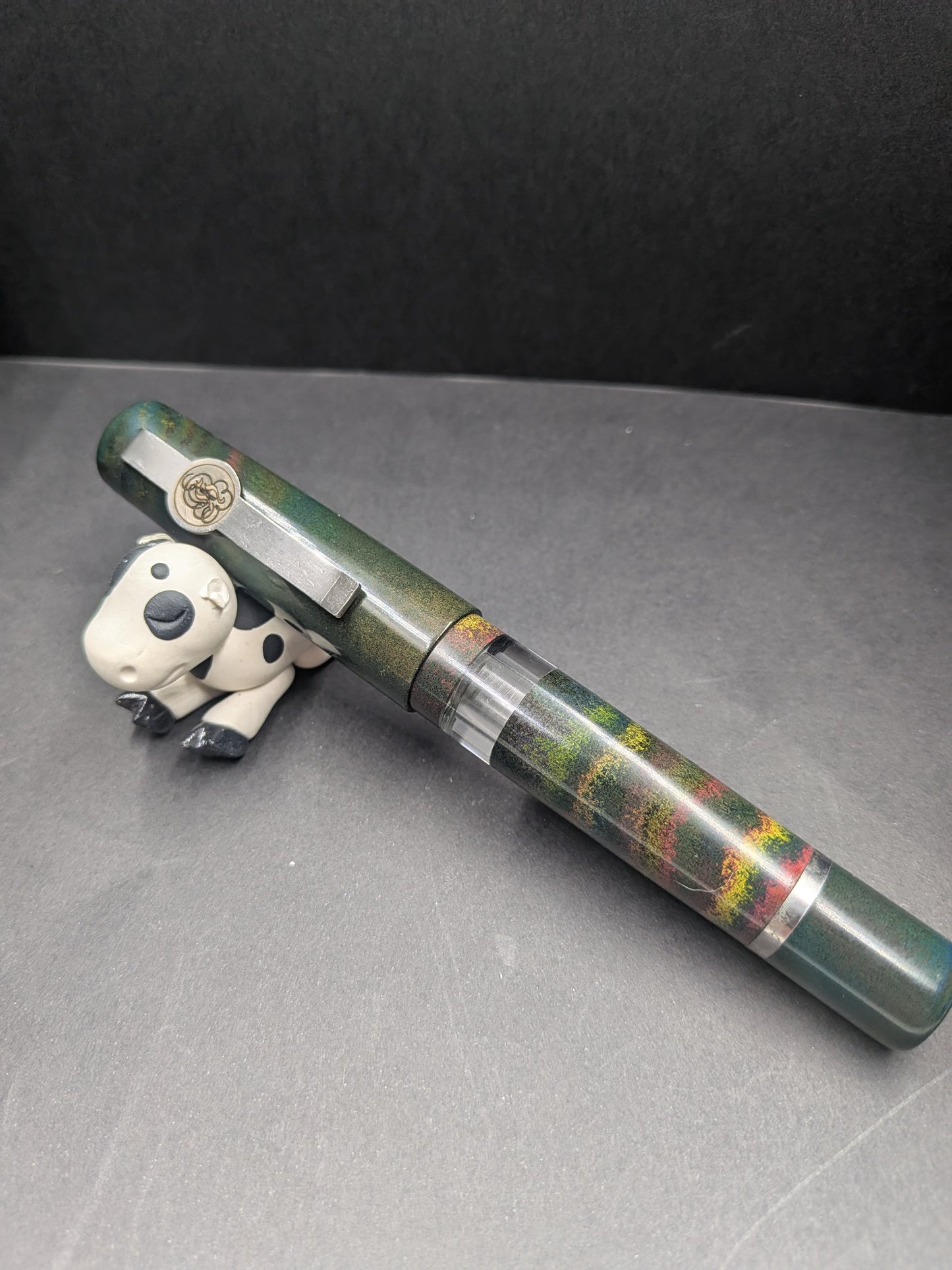 B46 - König 5 color mottle Ebonite Piston filler