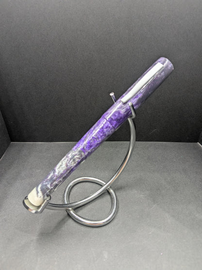 B24 - Purple and White