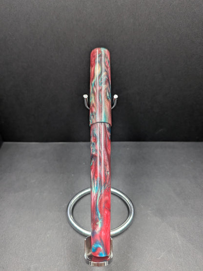 B24- Pink, turquoise, red