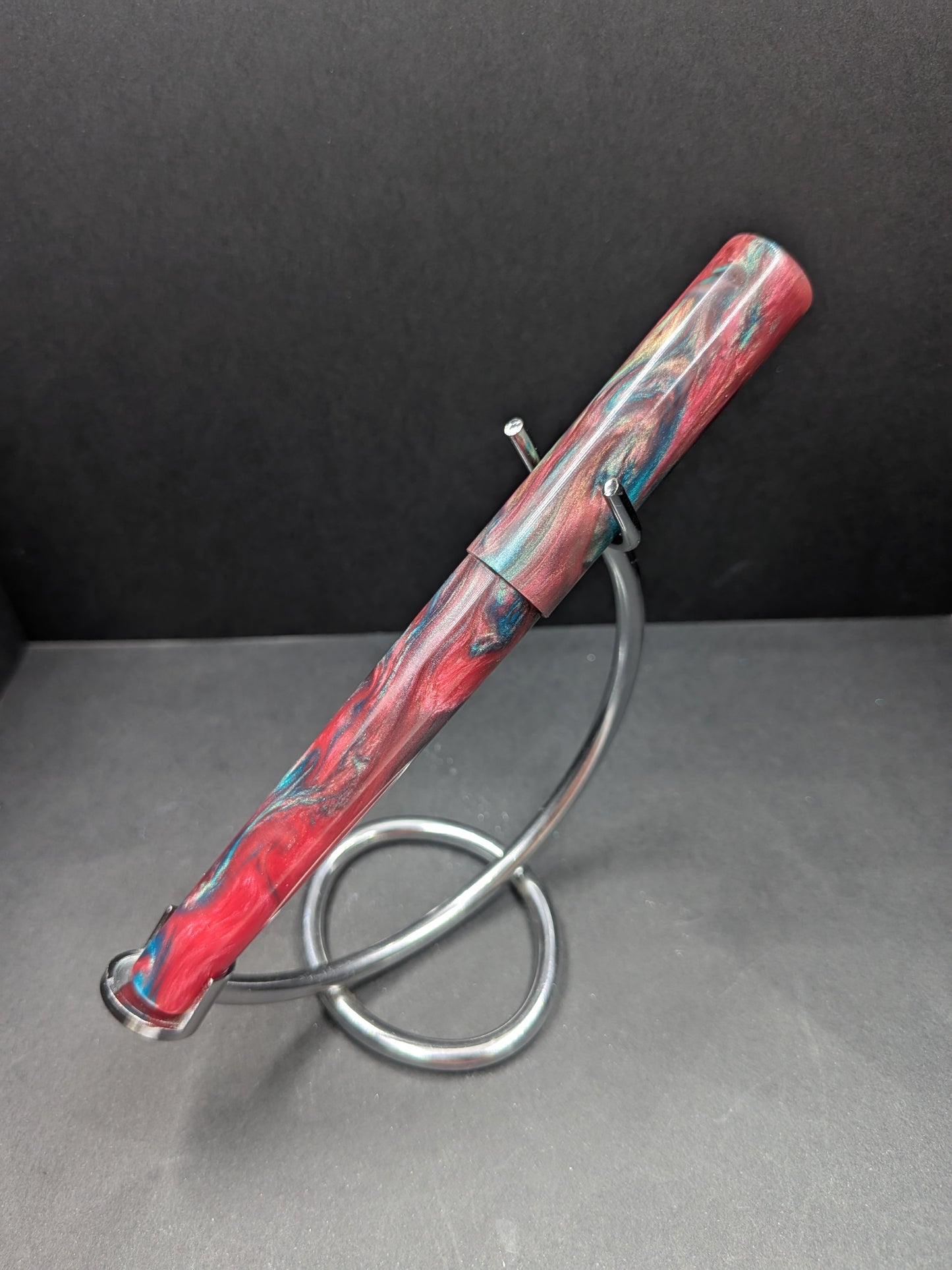 B24- Pink, turquoise, red