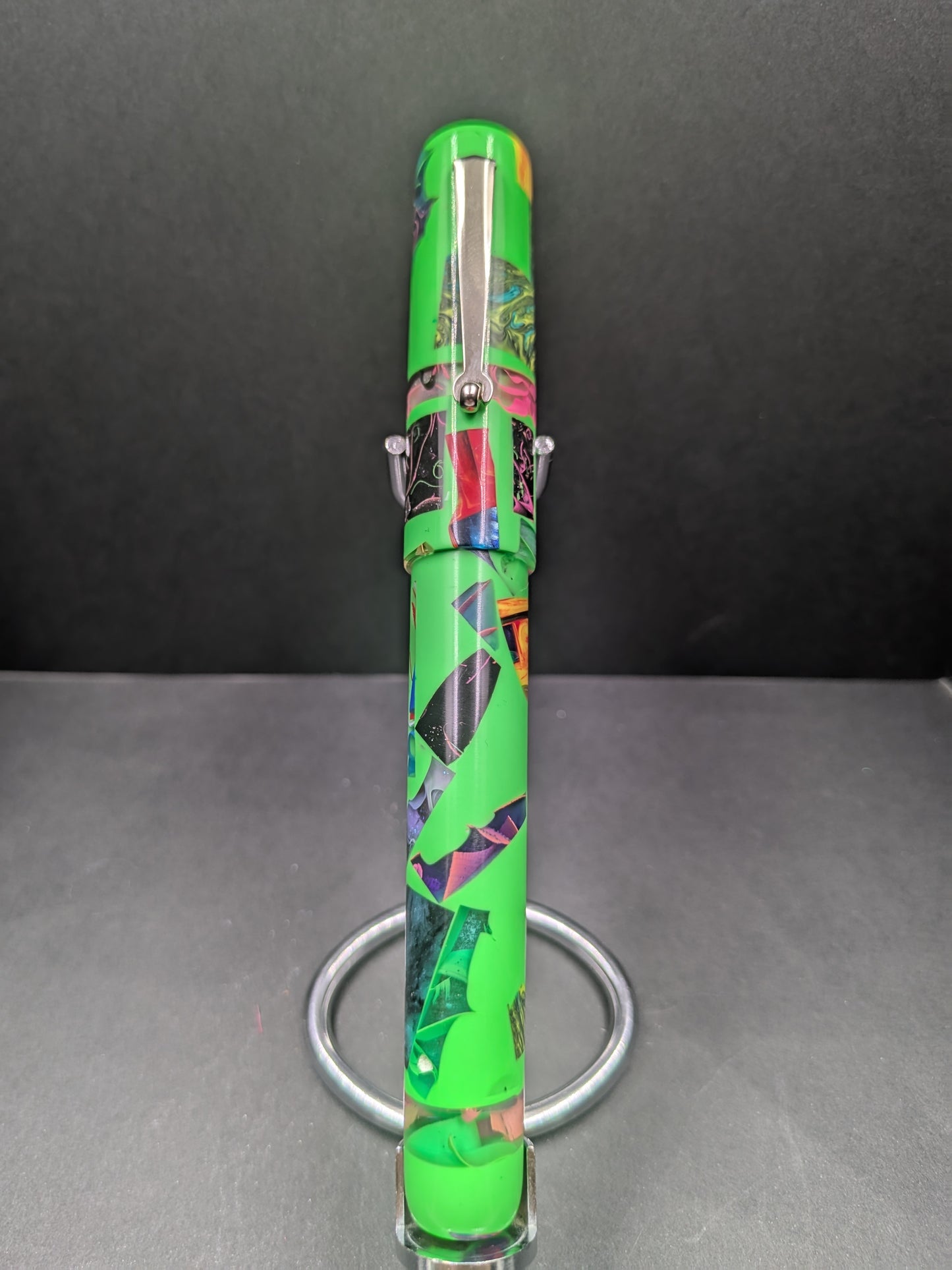 B36 - (Evancio) Neon Green Mosaic