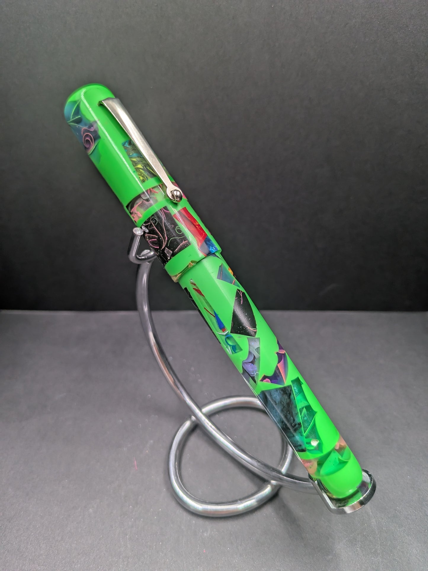 B36 - (Evancio) Neon Green Mosaic