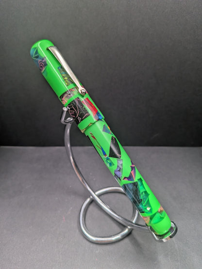 B36 - (Evancio) Neon Green Mosaic