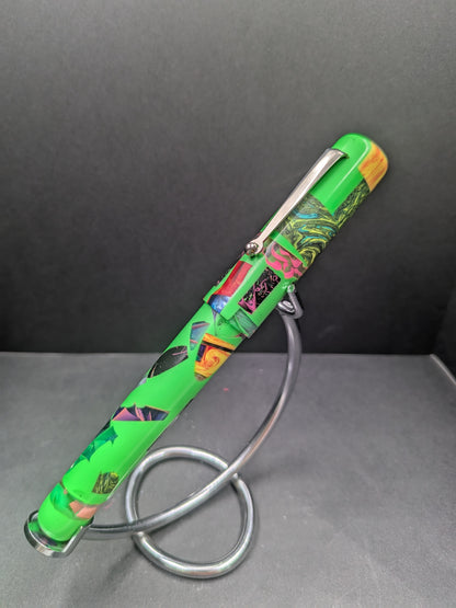 B36 - (Evancio) Neon Green Mosaic