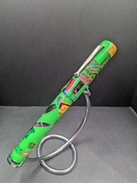 B36 - (Evancio) Neon Green Mosaic