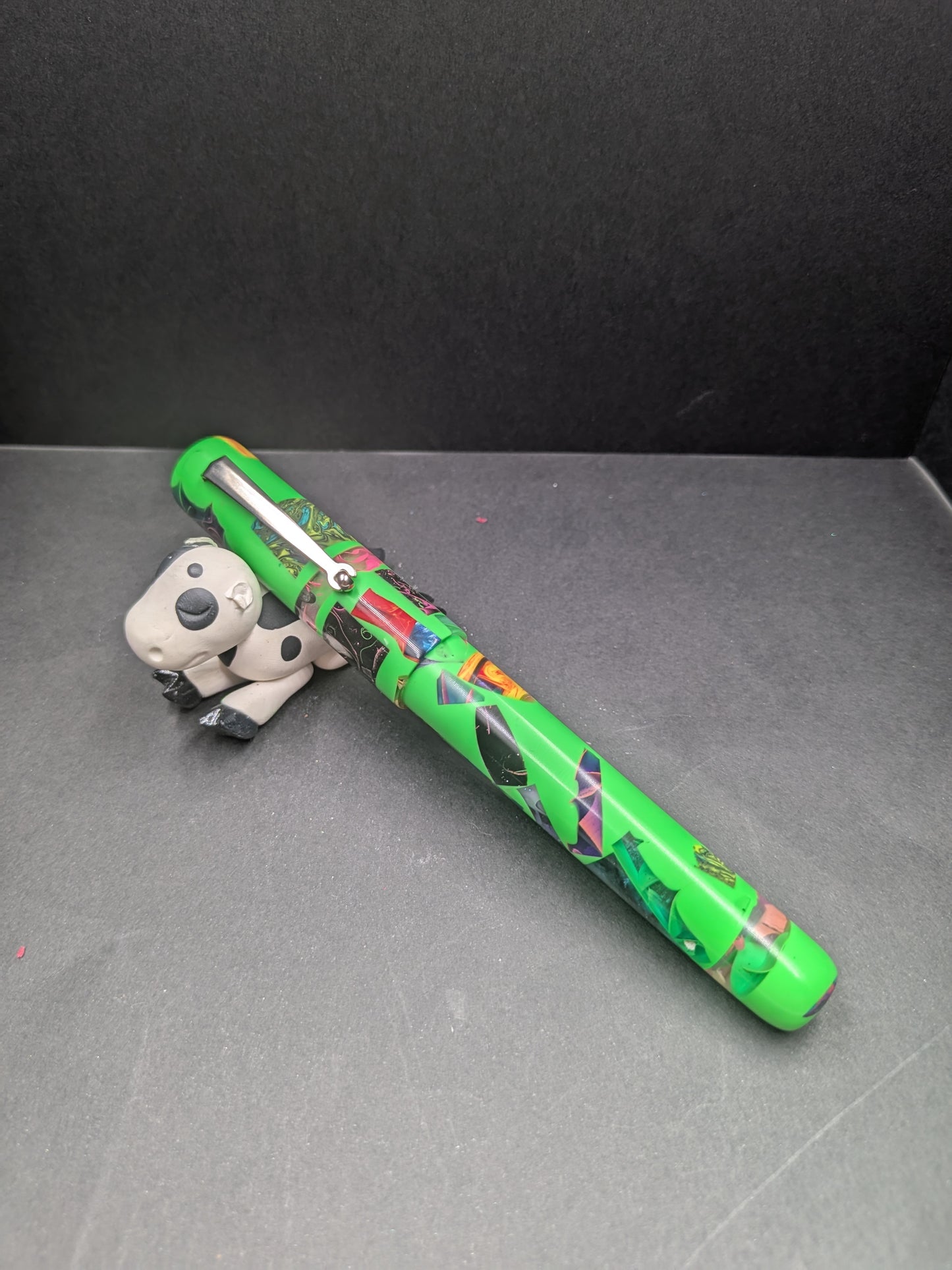 B36 - (Evancio) Neon Green Mosaic