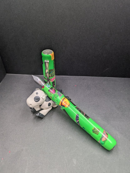 B36 - (Evancio) Neon Green Mosaic