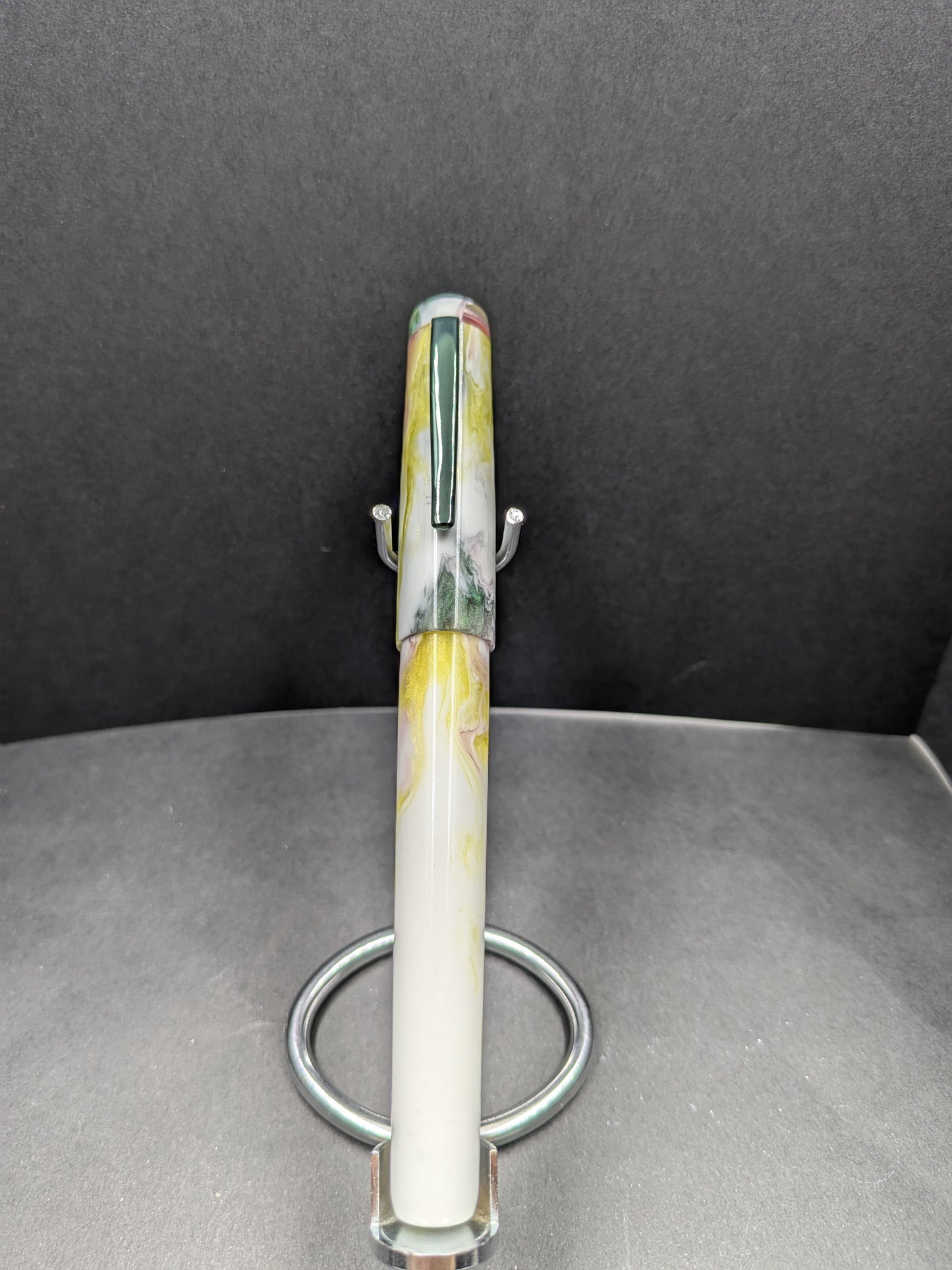 B24 - (SNR) - Texas Orchid with Emerald Clip