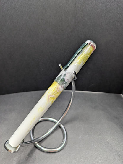 B24 - (SNR) - Texas Orchid with Emerald Clip